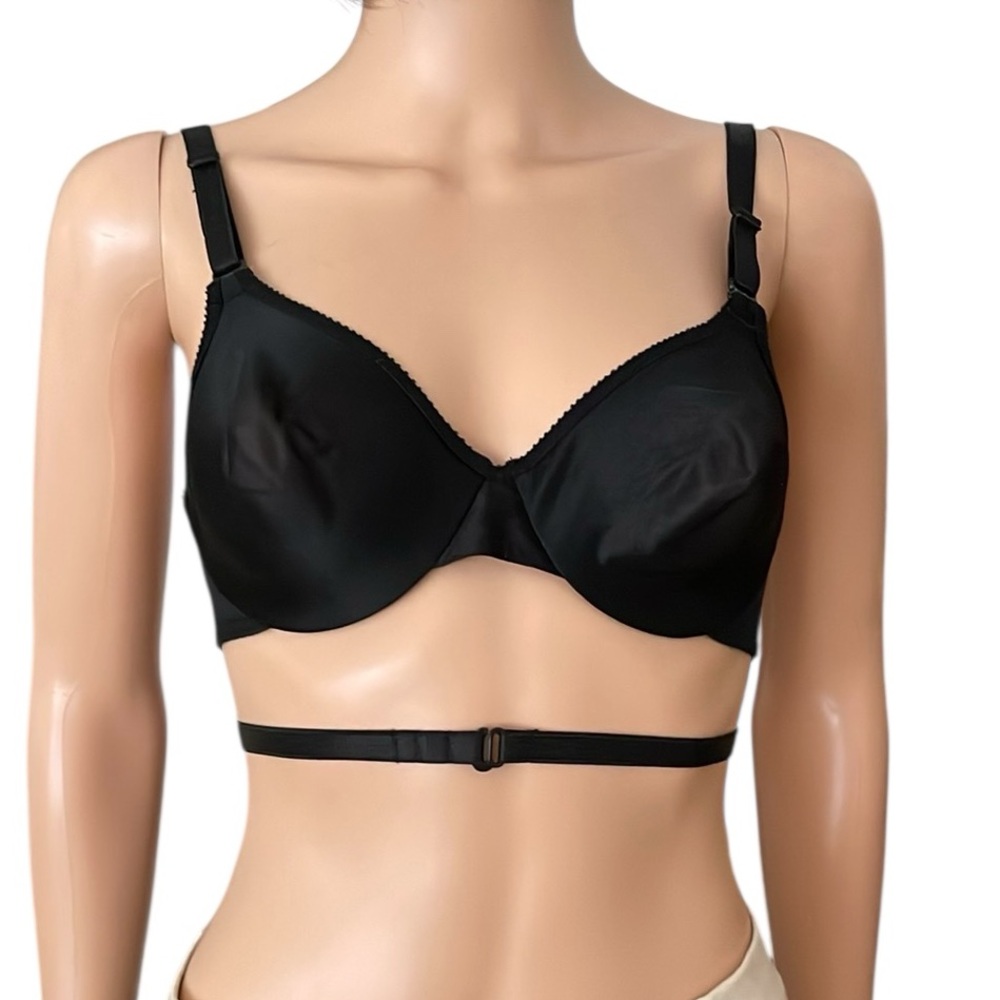 NWOT Lady Marlene 50’s black adjustable bra